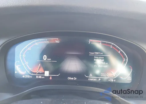 2020 BMW X4 xDrive30I z USA, uszkodzony, nr VIN 5UX2V1C03LLE68028